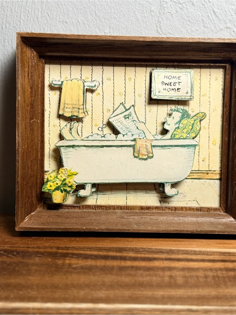 Vintage-1970s Sammy Bowen Shadow Box